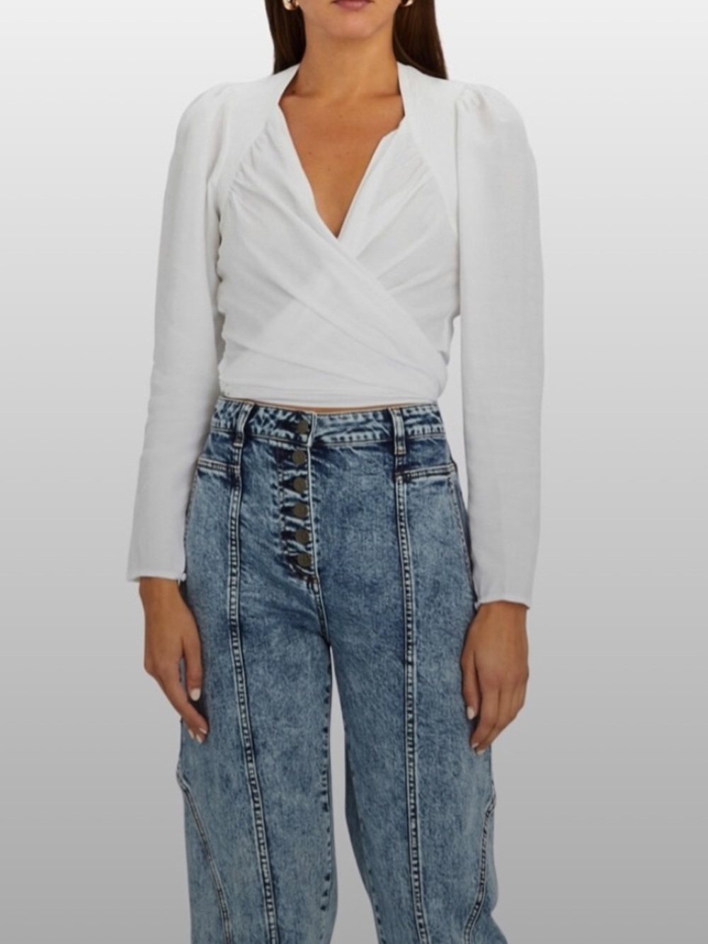 Ronny Kobo Gayle wrap top